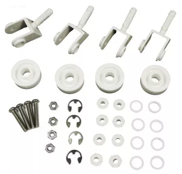 #250 Replacement kit, 4 each, #174 wheels, #263 casters, #264 axle assembly, #267 clips