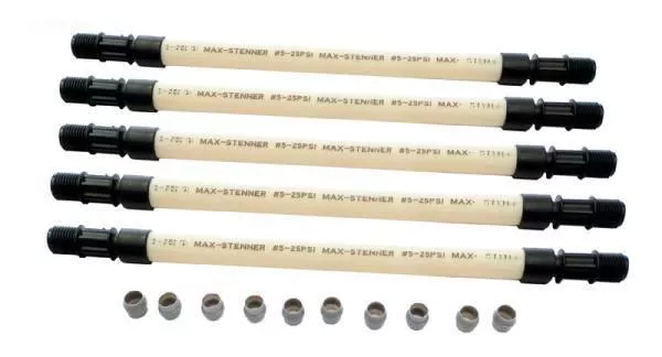 #5 Santoprene, 0-25 psi/0-1.7 bar, 5/pk