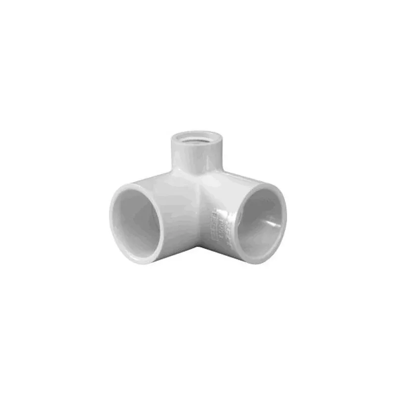 .75" X .75" X .5" SKT X SKT X FPT 90 ELBOW WITH SIDE OUTLET SCHEDULE 40