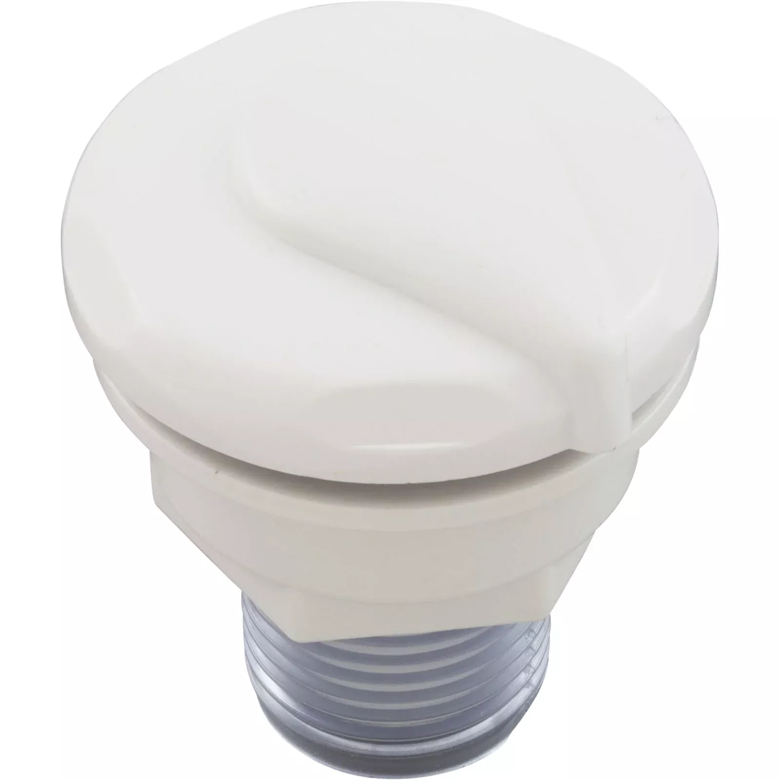 Air Ctrl, CMP,Mini,1-1/8"hs,1-11/16"dia,Cresent,White,1/2"